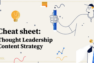 THE 4 UNDENIABLE PILLARS OF THOUGHT LEADERSHIP CONTENT STRATEGY