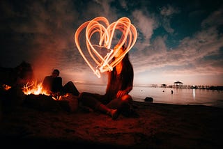 self love, the beach, water, sky,