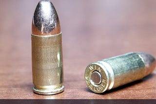 Two 9mm bullets.