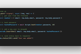 How to use JWT in Node.js Express API with password Hashing & MongoDB