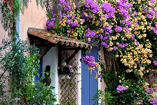 Floral Entry, Grimaund, Provence, France