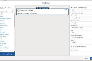 Display Toast Notifications in Flows