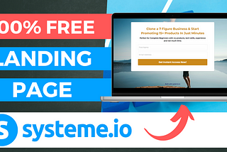 How to Create a FREE Landing Page for Affiliate Marketing Using Systeme.io