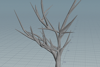 Peach Tree Generator in Houdini