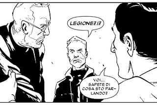 Una vignetta di pagina 48 di Samuel Stern 3: Legione. Fonte: Bugs Comics