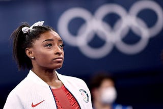 Simone Biles said yes. To herself.