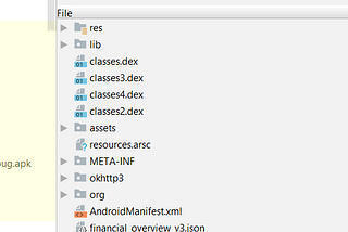 Some points on Android APK files