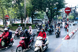 Scootering in Hanoi is Pure Madness