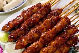 Barbeque Chicken Satay from Indonesia: A Spicy and Sweet Delight