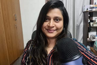 The author experimenting with Podcasting as a way for lead generation