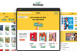 Readings KIDS — A children’s book website with an in-store experience