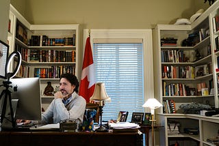 2021 with Prime Minister Justin Trudeau