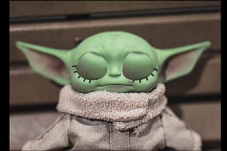 Sleeping Baby Yoda