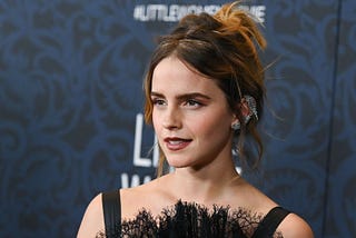 Emma Watson’s side profile at the Little Women premiere event