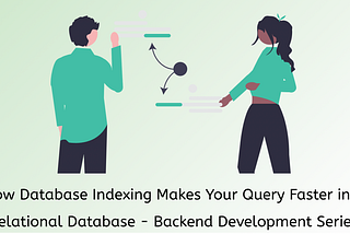 How does database indexing query the data efficiently?