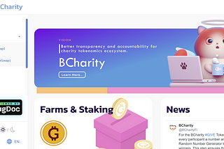 How to use BCharity’s DeFi Platform