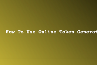 Be safe for make token on blockchain!