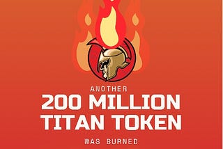 TITAN WAR 2nd Round Burn of token