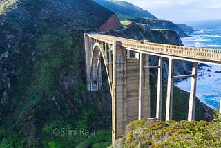 Sunrise at Bixby Bridge, Big Sur, California