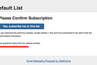 How I beat MailChimp’s double opt-in