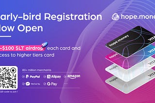 HopeCard Early Bird Airdrop Campaign is Live Now, Up to 1,000 USDT rewards!