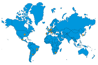 Historical FIFA world cup geo map with React and D3.