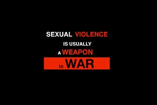 How to understand and respond to Sexual Violence in Conflict