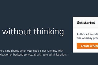 Serverless Infrastructure in AWS