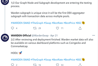 The Graph, subgraph และ Feed ราคา Warden