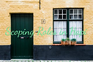 Scoping roles in Hapi