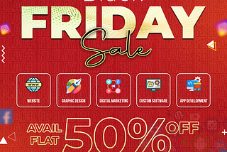 Black Friday Avail Flat 50% OFF
