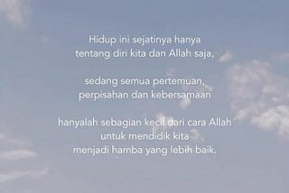 Precious wisdom after committing sins.