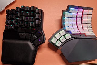 Comperison of Defy vs. Glove80