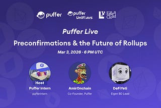 Preconfirmations & The Future of Rollups — Livestream Recap
