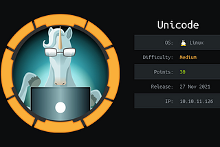 Unicode — Hackthebox Walkthrough