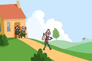 The ones who leave the village. And the ones who stay
