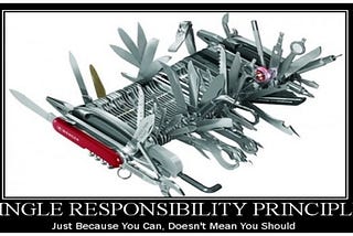 Single Responsibility Principle