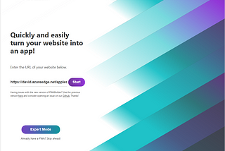 PWA Builder 2.0