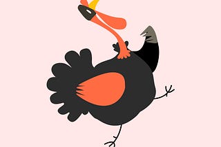 New Writers, This Is The Best Distraction-Free Writing App. Turkey in the front and pink background.