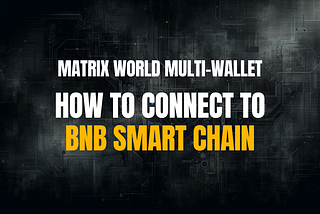 Multi-Wallet Matrix World: How to connect to BNB Smart Chain
