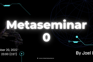 MetaMetaverse presents the Metaseminar Online Event: Connecting the Worlds of Science, Mathematics…
