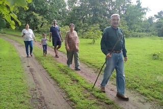 Wada Farm Visit — Mr & Mrs Kher and Family
