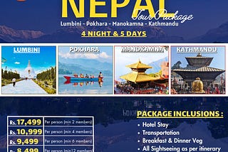 Nepal Tour Package From Gorakhpur