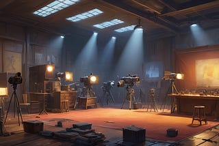 The process of creating videos using artificial intelligence and virtual avatars. A graphic or interface showcasing AI-powered video generation for SaaS. Automation of video production with AI avatars and voiceovers. Steps for creating educational videos using advanced artificial intelligence tools