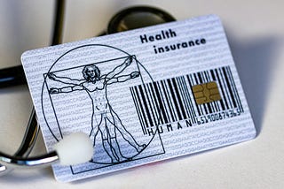 Image of a halth insrance wallet card.