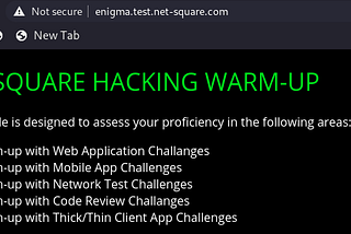 BackDoor 3: Walkthrough of NET-SQUARE Hacking Warm-Up Mobile Application Challenge