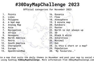 Kontur Team’s Journey in the 30DayMapChallenge 2023