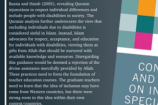 Inclusion is Not Optional: Islamic Foundations for Inclusive Education