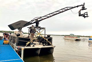 “Boatocrane” - Blowing traditional marine shoots out of the water with MotoCrane ULTRA.