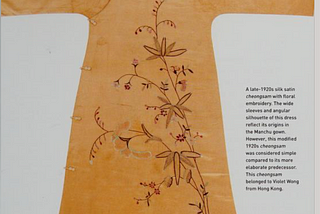 The History of Cheongsam
